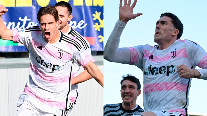 Yildiz-Vlahovic, due perle per tre punti: gioia Juve a Frosinone