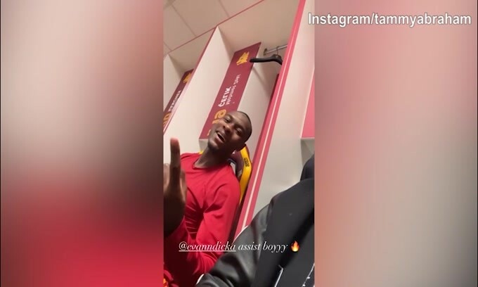 Roma, Ndicka e Abraham festeggiano la vittoria