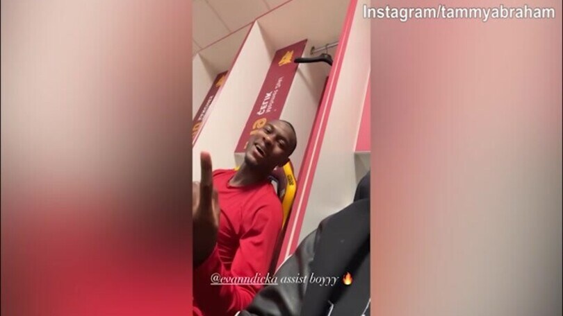 Roma, Ndicka e Abraham festeggiano la vittoria