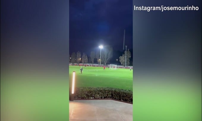 Mourinho felice dell'allenamento: "Che sessione!"