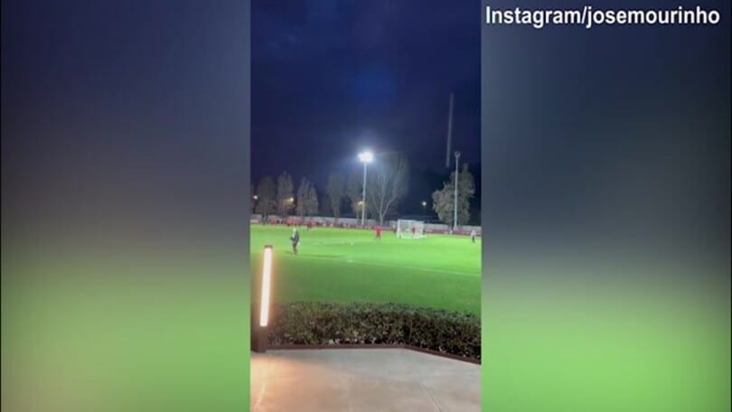 Mourinho felice dell'allenamento: "Che sessione!"