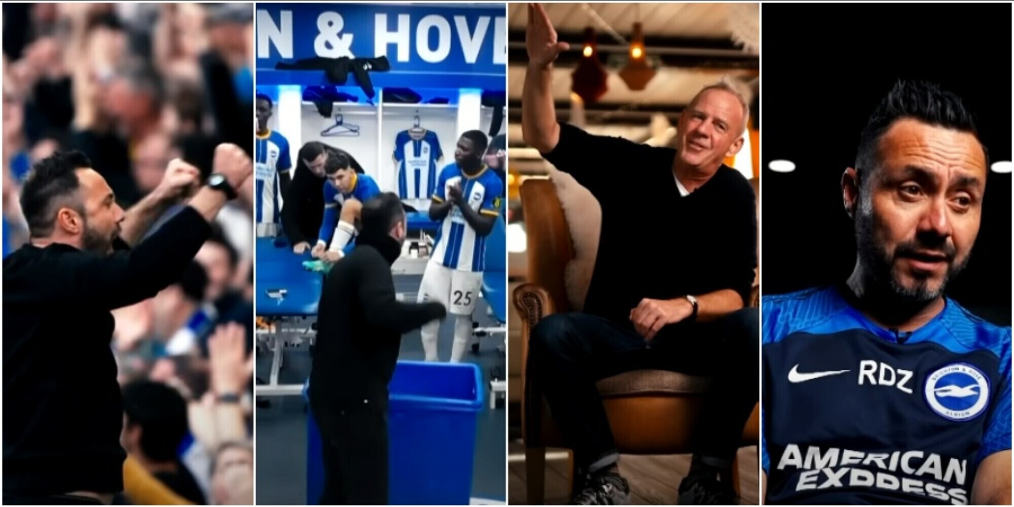 La Premier League celebra il Brighton e De Zerbi: "Il manager perfetto"