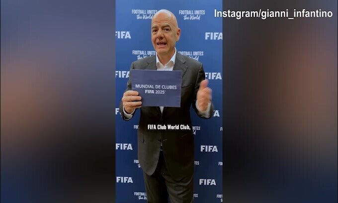 Mondiale per Club, l'annuncio di Infantino: "Benvenuta e complimenti, Inter"