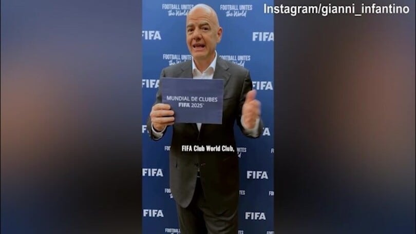 Mondiale per Club, l'annuncio di Infantino: "Benvenuta e complimenti, Inter"