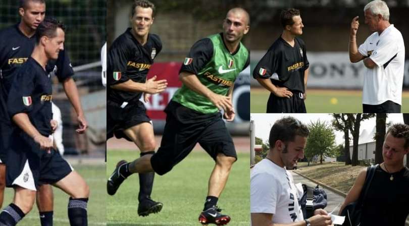 Schumacher e quell'allenamento con la Juve di Del Piero e Lippi