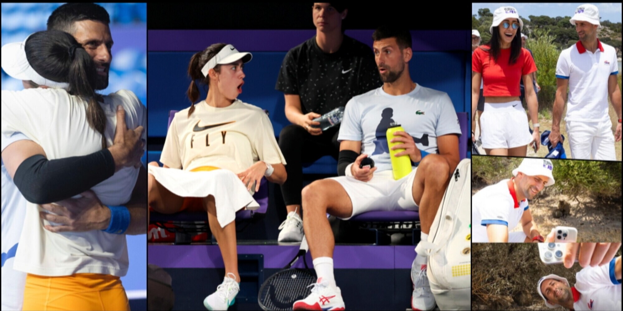 Djokovic, ma che dici a Olga Danilovic? Show in Australia tra tennis e...
