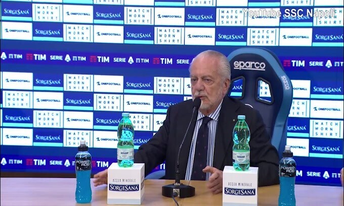 De Laurentiis si assume le colpe: "Mi prendo le mie responsabilità"