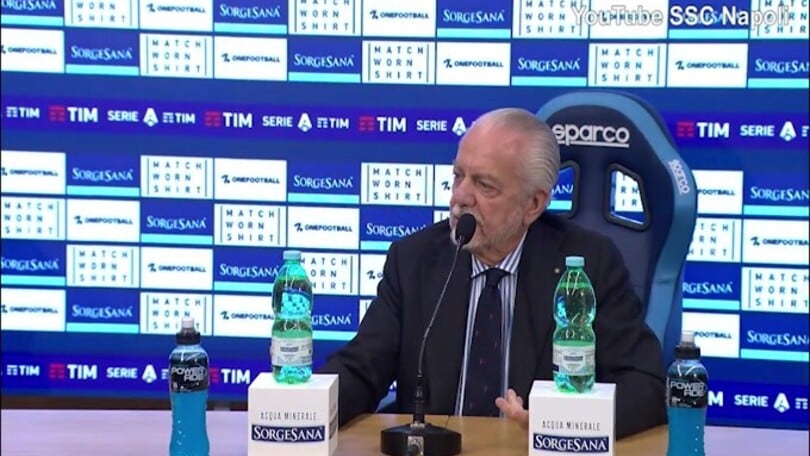 De Laurentiis, duro messaggio a Gravina e Rocchi: "Manca equità"