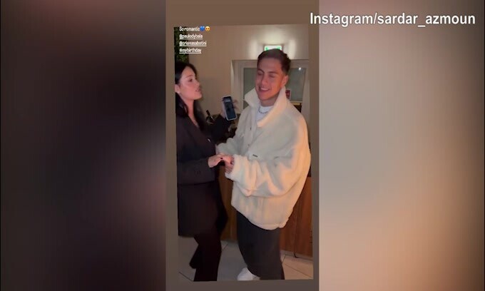 Compleanno Azmoun, ballo romantico per Oriana e Dybala