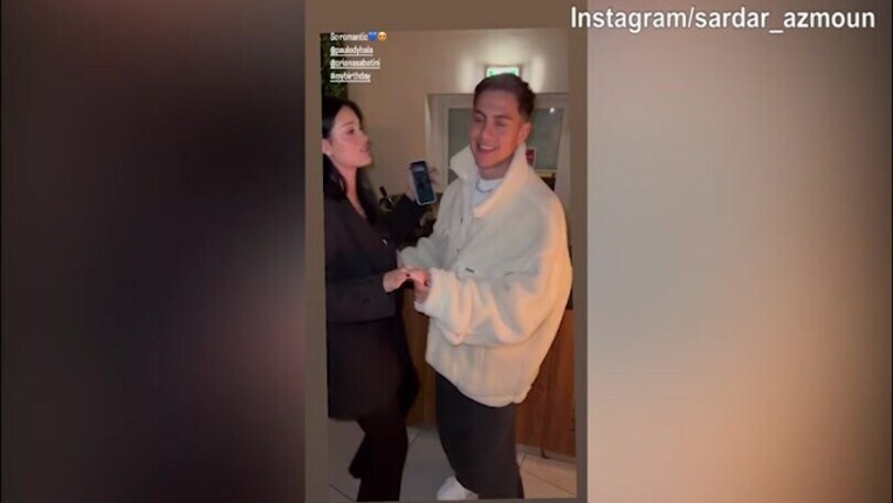 Compleanno Azmoun, ballo romantico per Oriana e Dybala