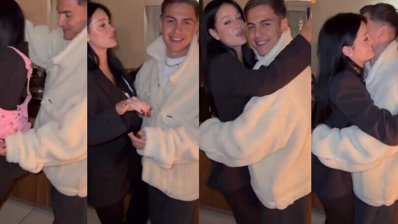 Dybala, il ballo romantico con Oriana al party di Azmoun