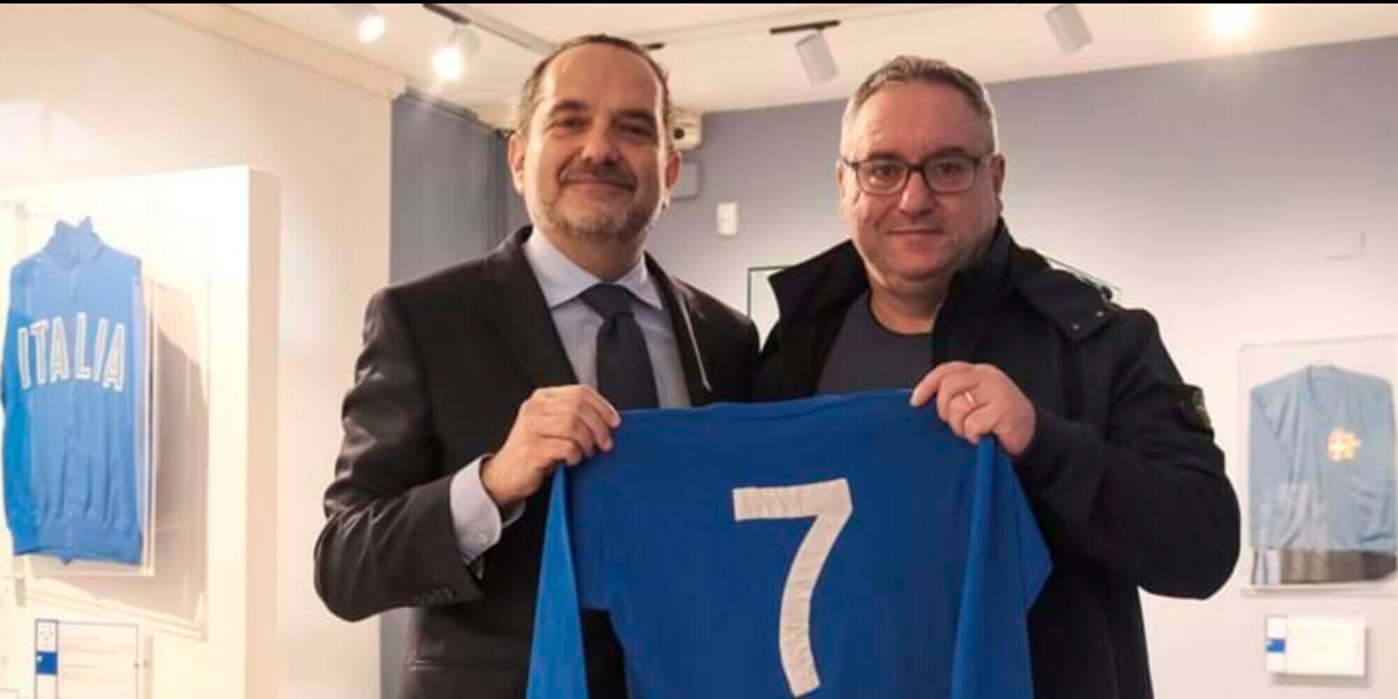 Grande Torino, donata la maglia di Romeo Menti al Museo di Coverciano