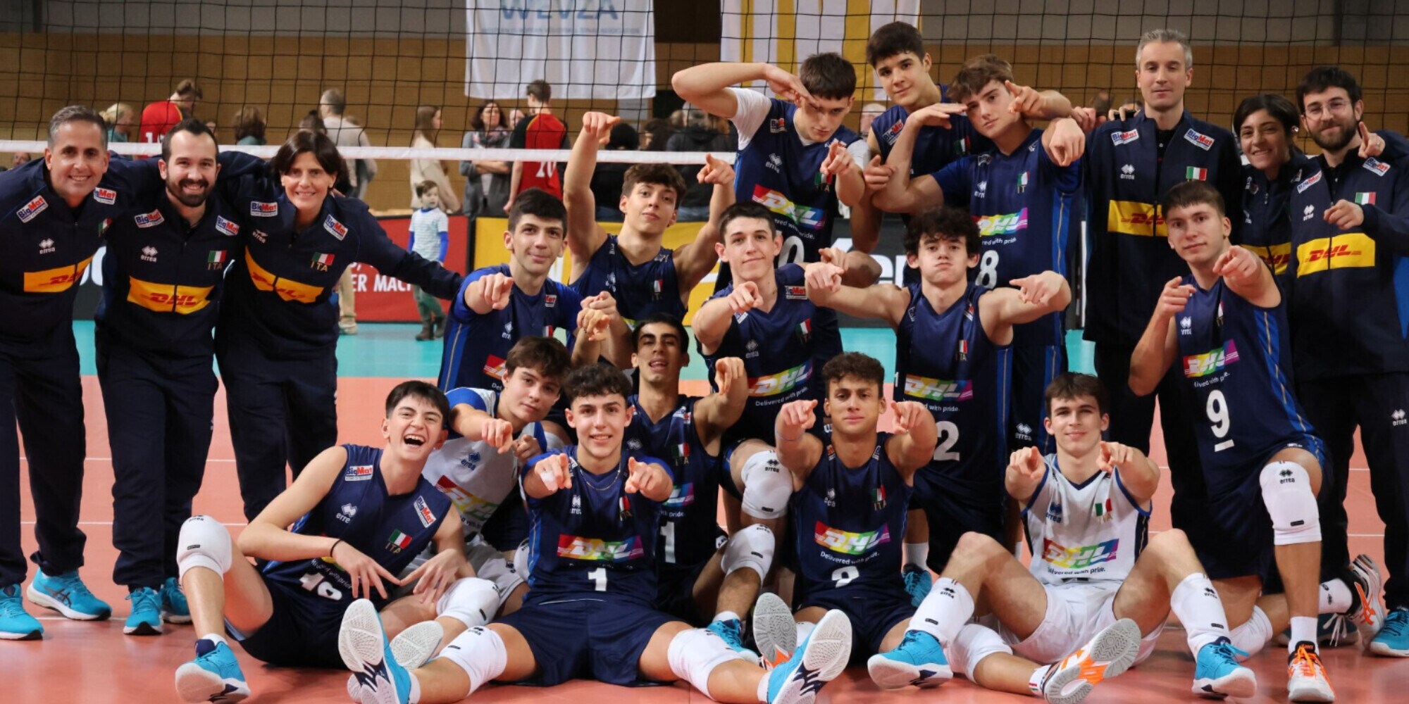 Wevza: l'Under 18 supera la Germania e va in semifinale