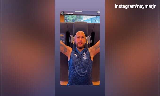 La riabilitazione di Neymar non si ferma