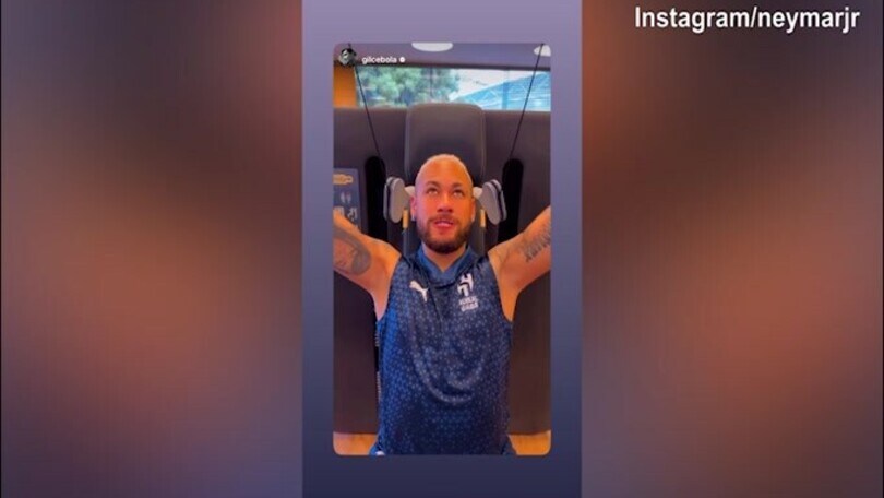 La riabilitazione di Neymar non si ferma