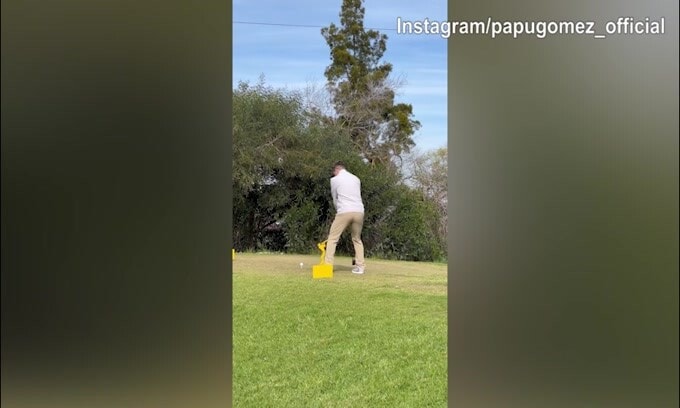 Gomez, colpo da maestro a golf