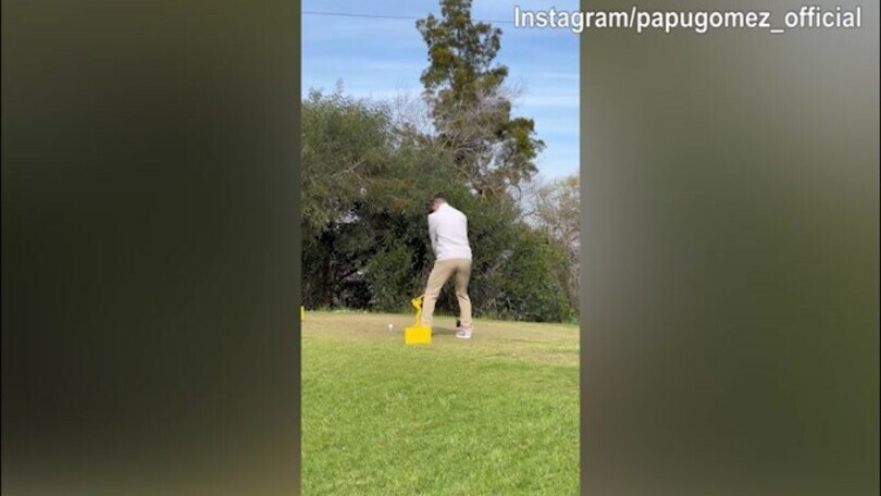 Gomez, colpo da maestro a golf
