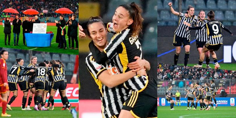 La Juve Women vince la Supercoppa Italiana: battuta la Roma, decisiva Garbino