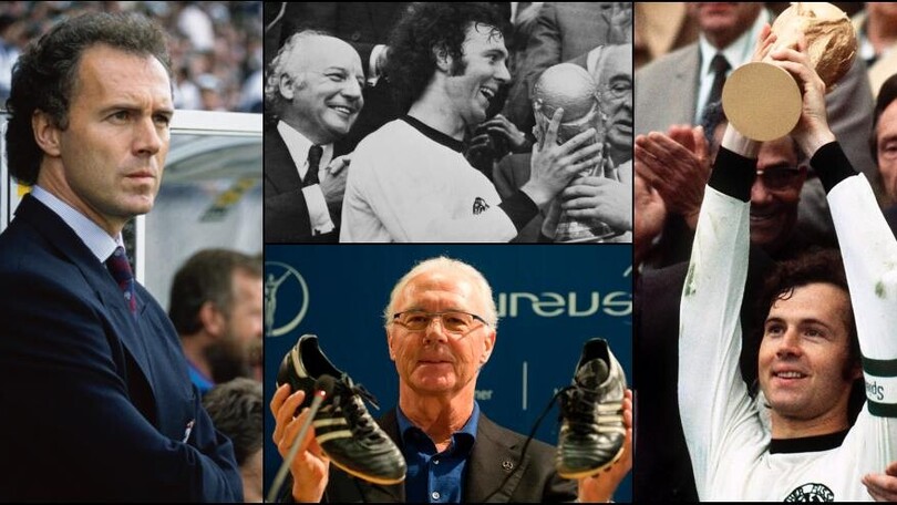 Beckenbauer, il Kaiser in foto: rivoluzionario in campo, leader in giacca e cravatta