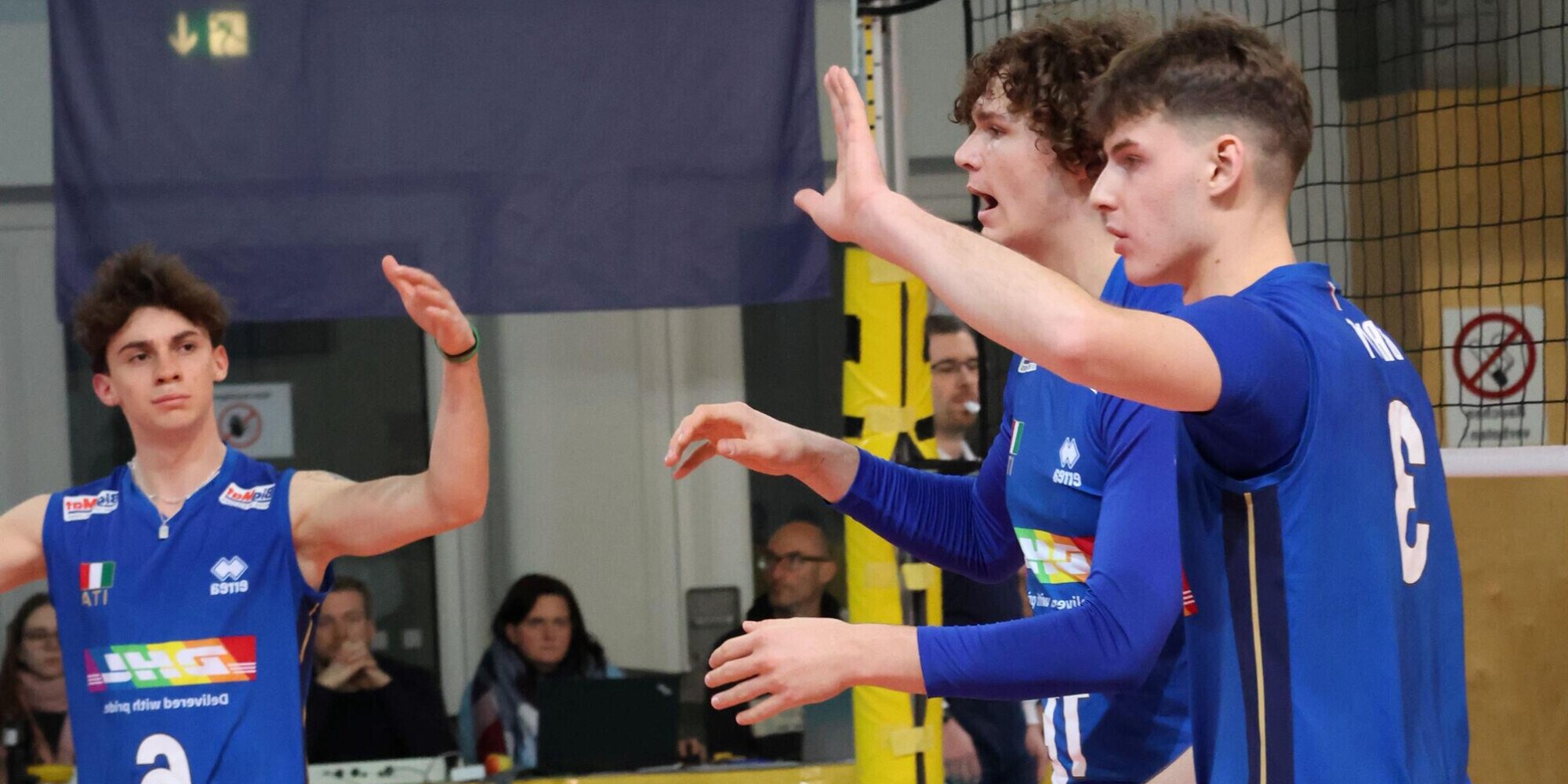 Wevza: l'Under 20 Maschile travolgente contro il Belgio