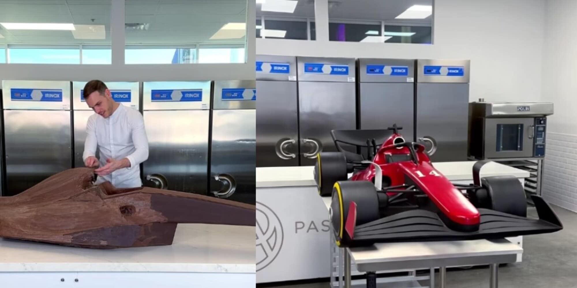 Non sfreccia, ma è deliziosa: ecco l'auto da Formula 1 di cioccolato
