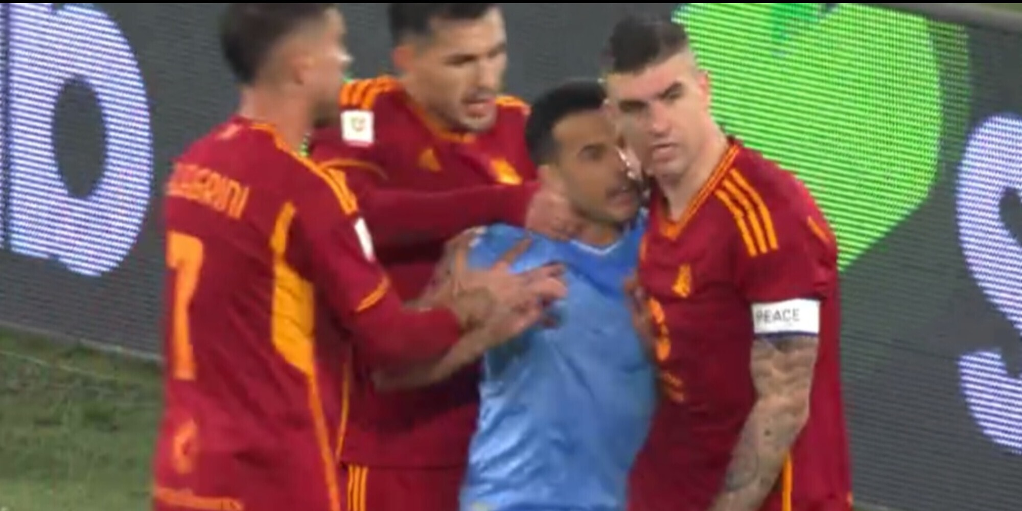 Pedro impazzisce per Paredes, follia Azmoun: mani addosso a Rovella. E Mancini…