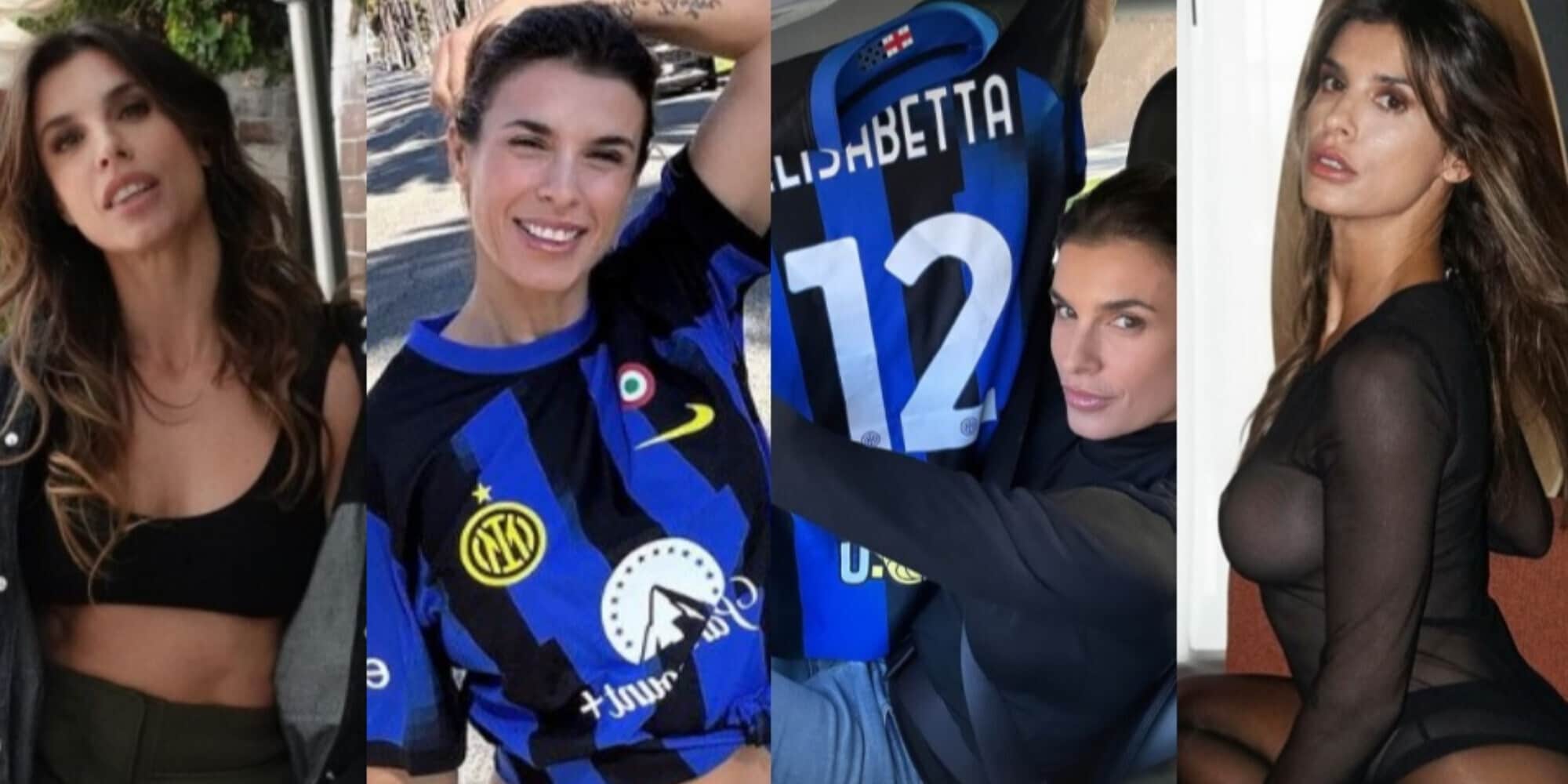 Elisabetta Canalis tifosa dell'Inter: arriva la maglia personalizzata