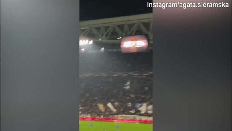 Lady Milik festeggia la tripletta dell'attaccante bianconero
