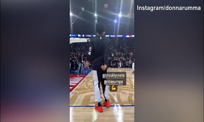 A Parigi sbarca l'Nba, Donnarumma assiste allo spettacolo