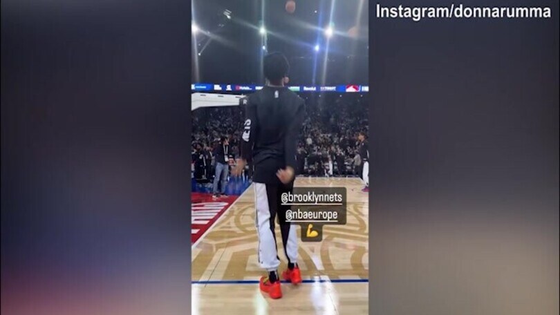 A Parigi sbarca l'Nba, Donnarumma assiste allo spettacolo