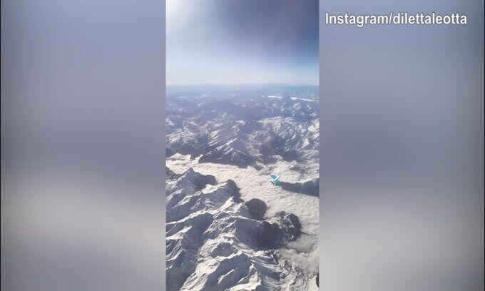 Diletta Leotta, panorama fantastico dall'alto