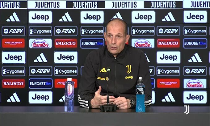 Allegri: "Rispetto all'Inter noi abbiamo un percorso diverso"