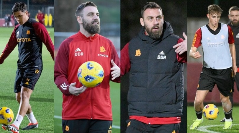 De Rossi studia Huijsen: il primo allenamento di DDR alla Roma