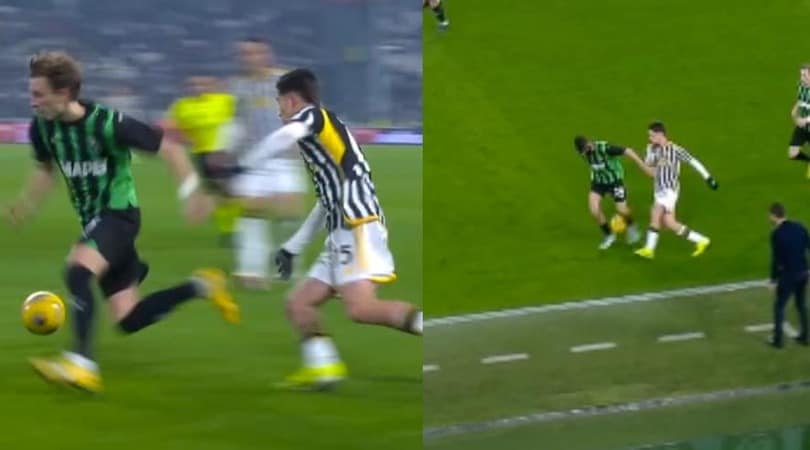 Yildiz si traveste da giocoliere: i due tunnel di Juve-Sassuolo