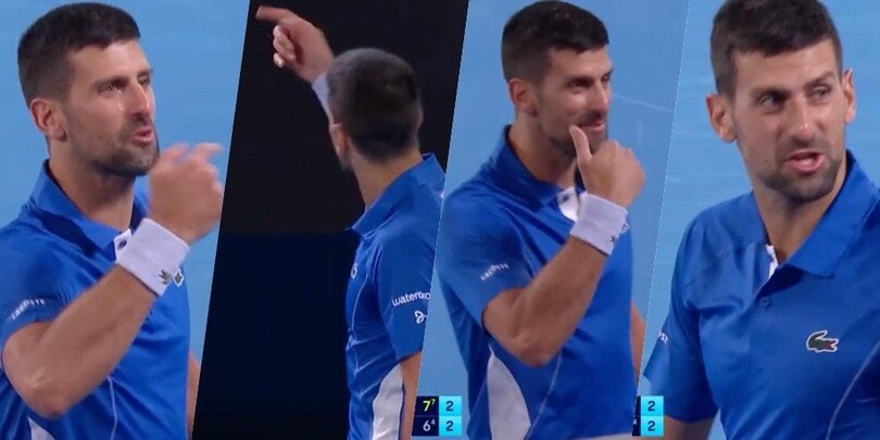 Djokovic sbotta e reagisce così contro un tifoso che l'ha provocato