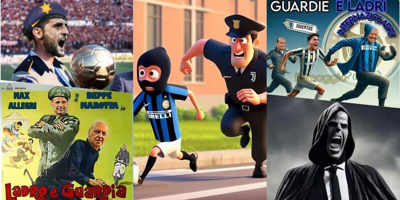 Juve e Inter come guardie e ladri: la frase di Allegri spopola sui social