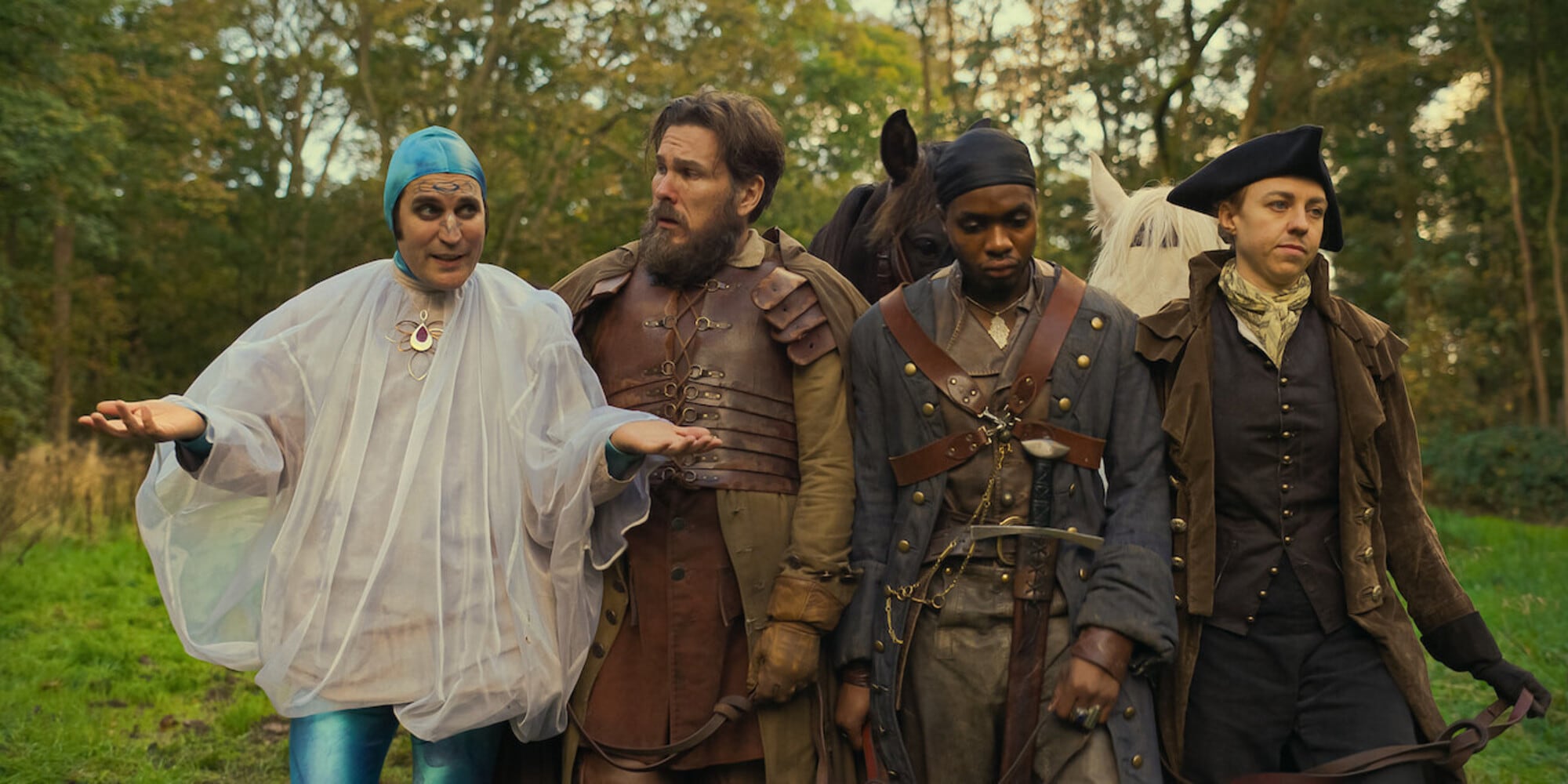 Le foto della nuova serie comedy-adventure Le avventure senza capo né coda di Dick Turpin