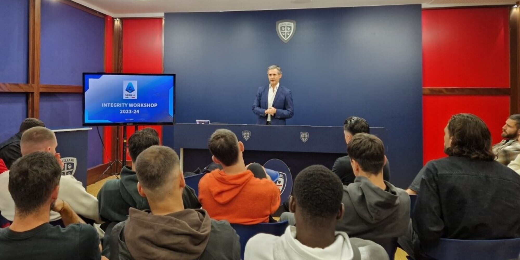 Il Cagliari ospita l’Integrity Tour 2023-24 insieme a Lega Serie A contro il match fixing