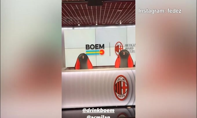 Milan guarda chi c'è, Fedez a Milanello