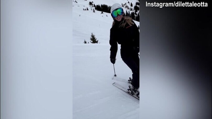 Diletta Leotta, magnifica discesa a Kitzbuhel