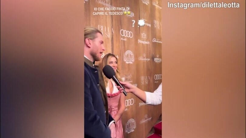 Diletta Leotta e l'intervista a Karius in tedesco: "Il disagio"