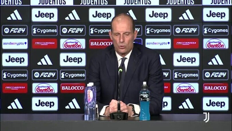 Allegri: "Attenzione al Lecce, assenti Rabiot e Chiesa"