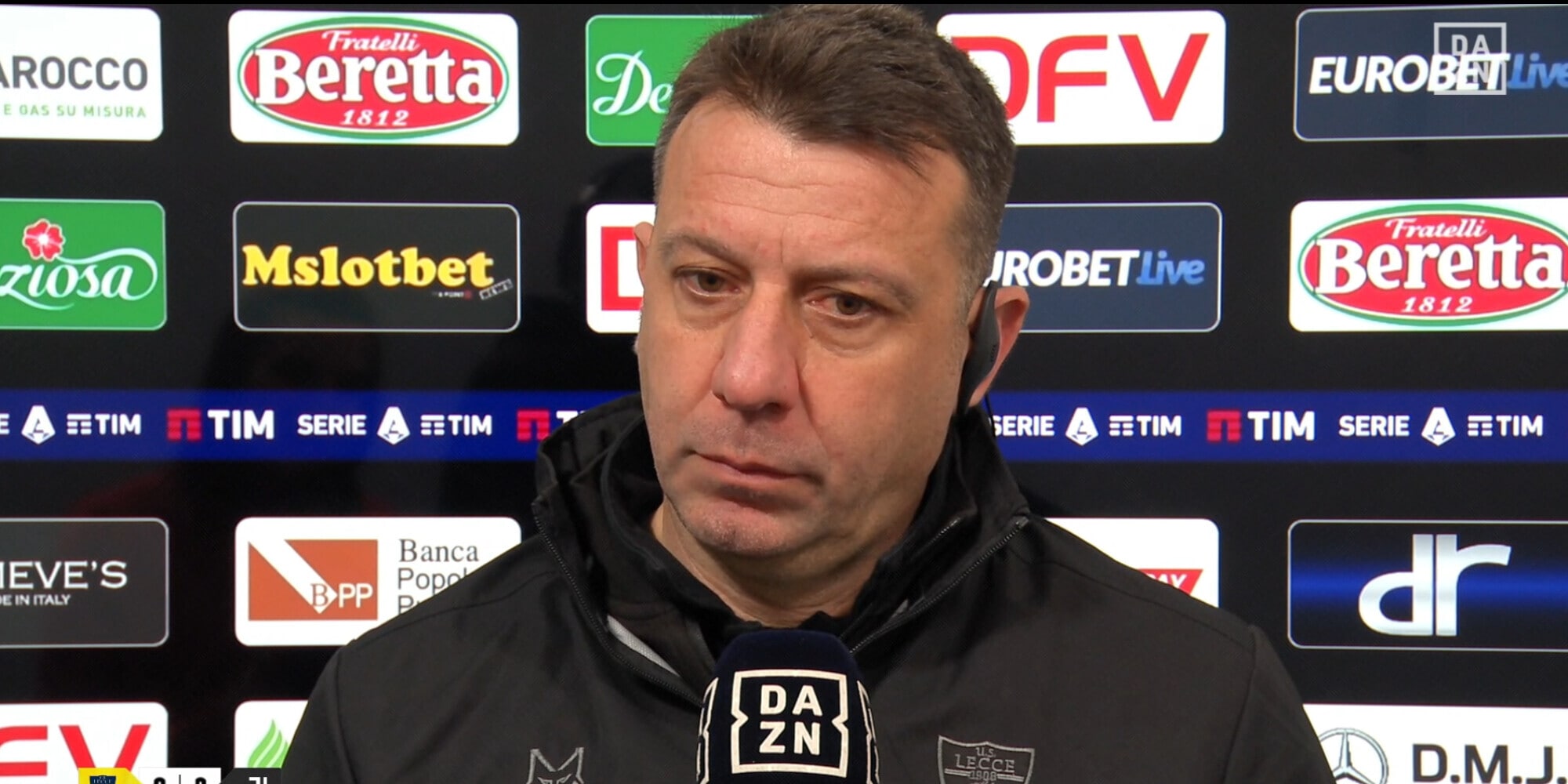 D'Aversa post Lecce-Juve: "Ce la siamo giocata alla pari, il primo gol..."