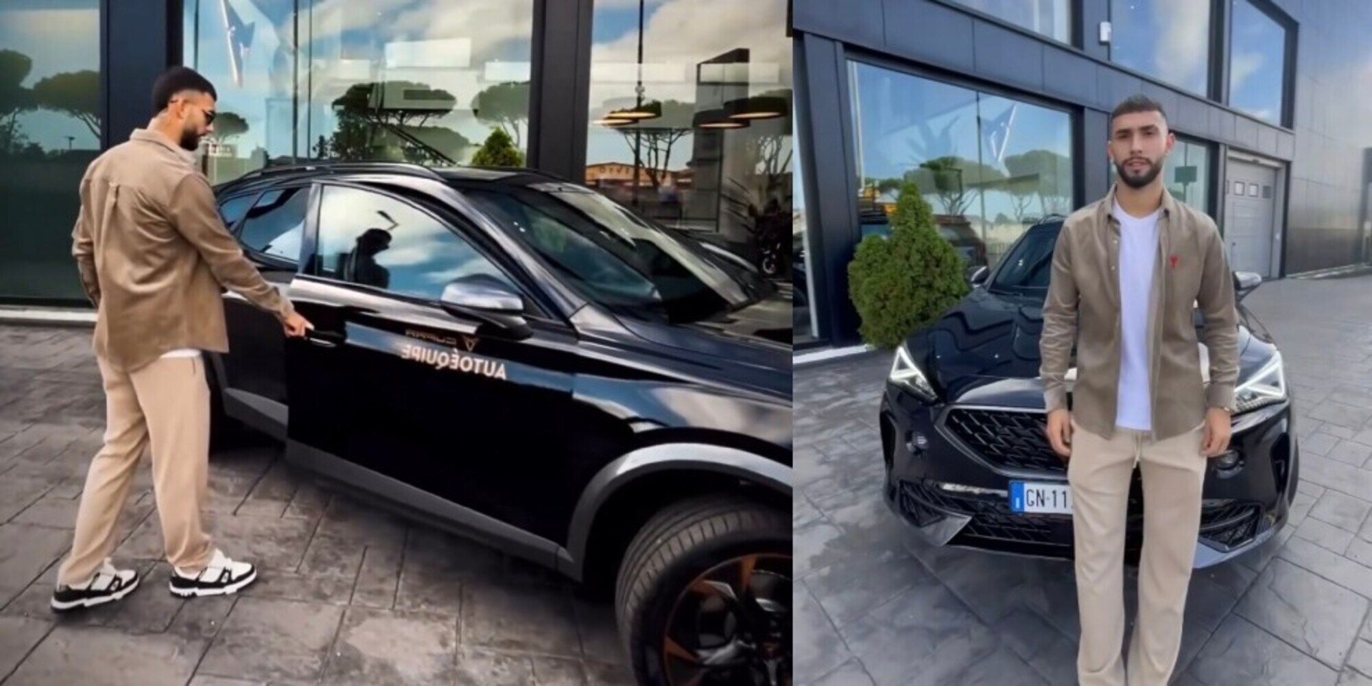 Castellanos sceglie la Cupra Formentor per viaggiare nella Capitale
