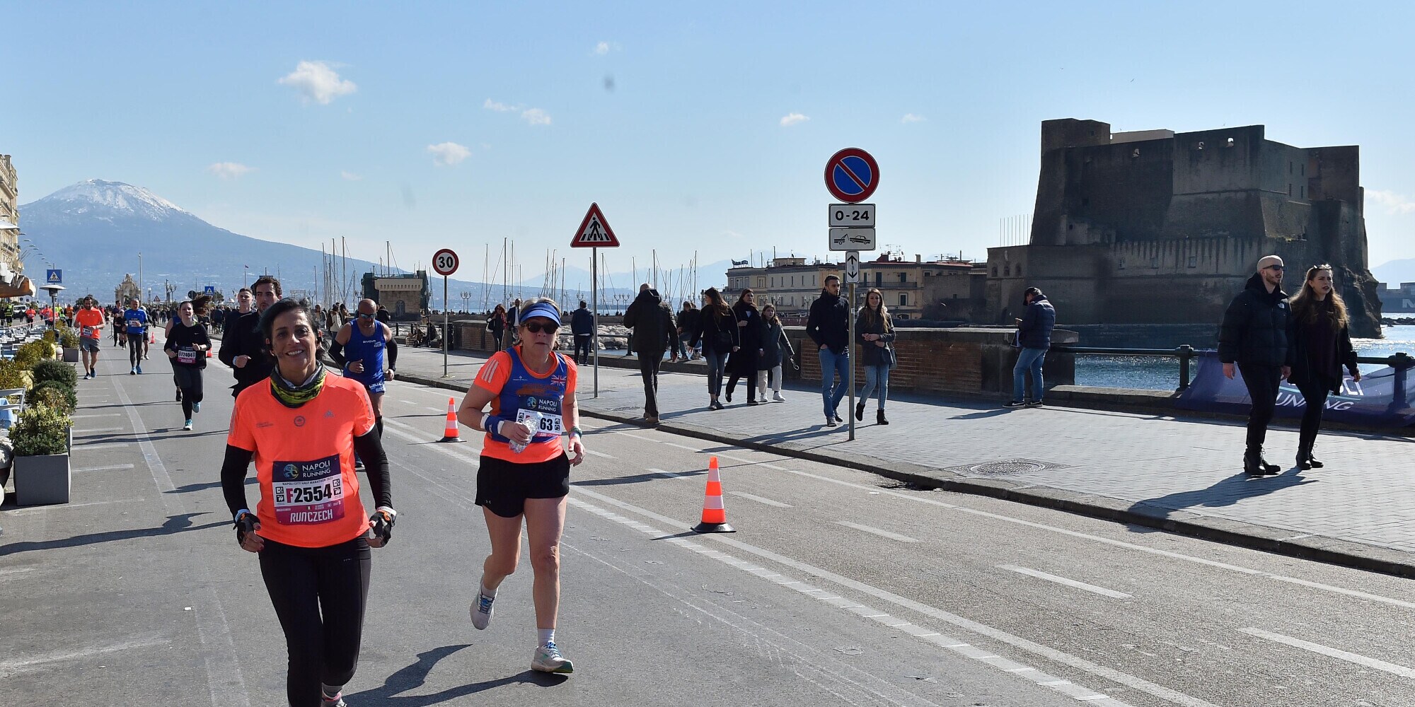 Il percorso della Napoli City Half Marathon, velocissimo, tra storia e fascino