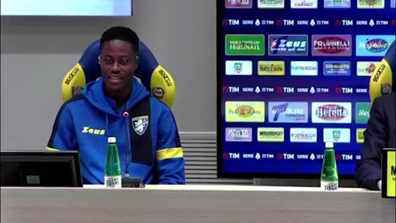 Frosinone, Demba Seck: "Volevo essere qui anche in estate, il mio idolo è Leao"