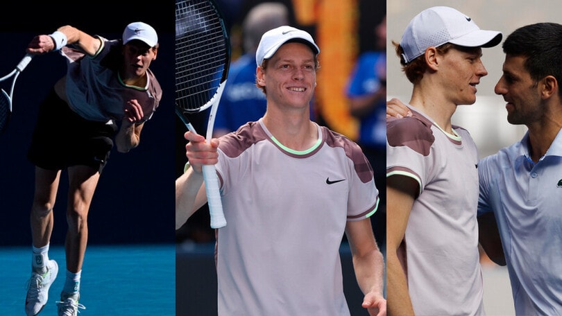 Sinner immenso, prima finale Slam: Djokovic è battuto