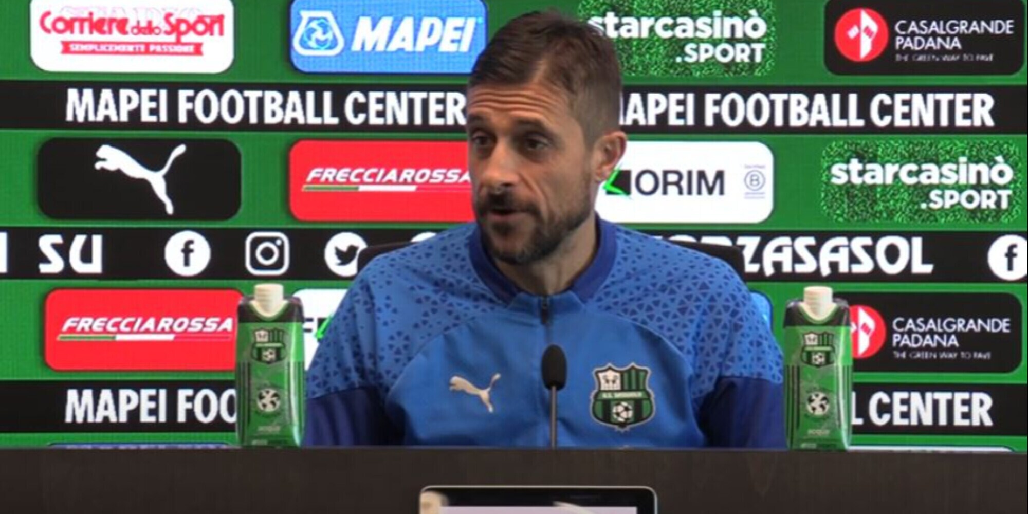Dionisi: "Berardi? A febbraio non lo vedremo. Abbiamo Castillejo"