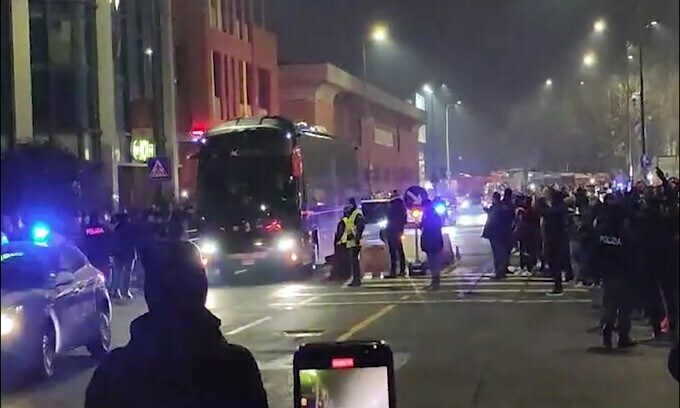 Milan, i rossoneri arrivano a San Siro