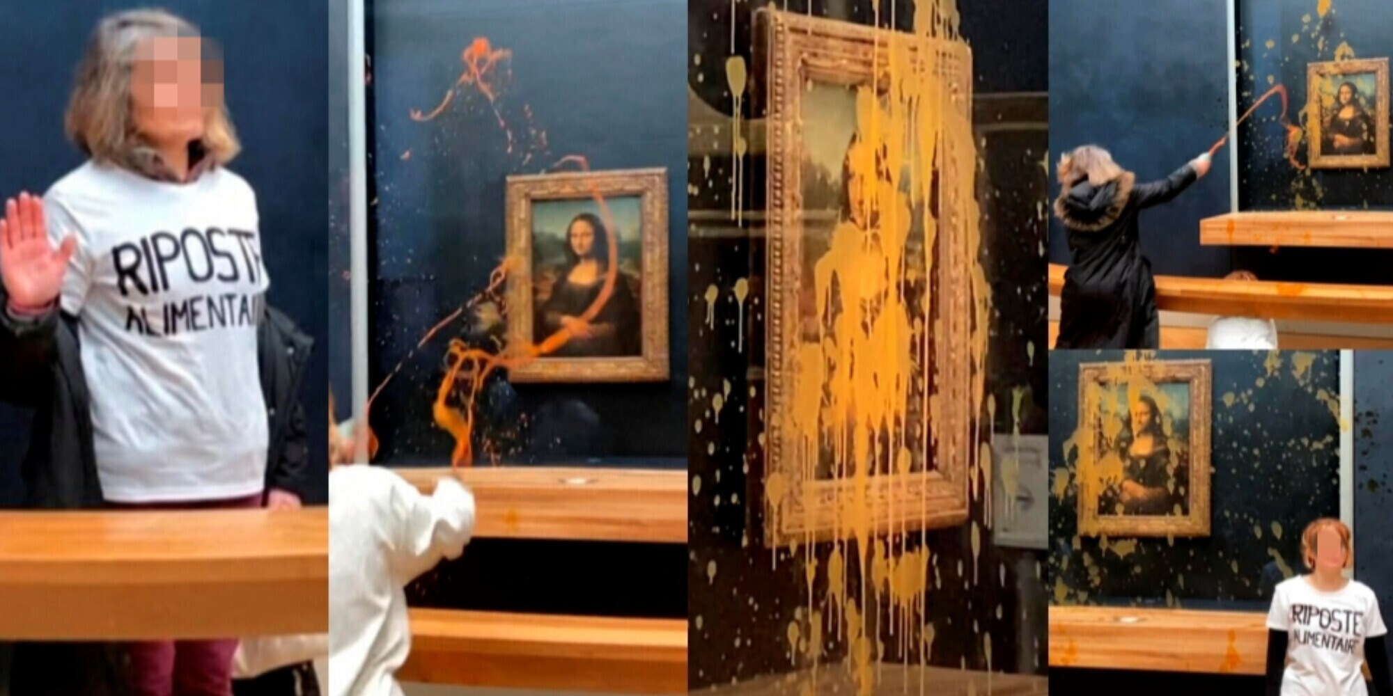 Zuppa sulla Gioconda, clamoroso a Parigi: blitz ambientalista al Louvre